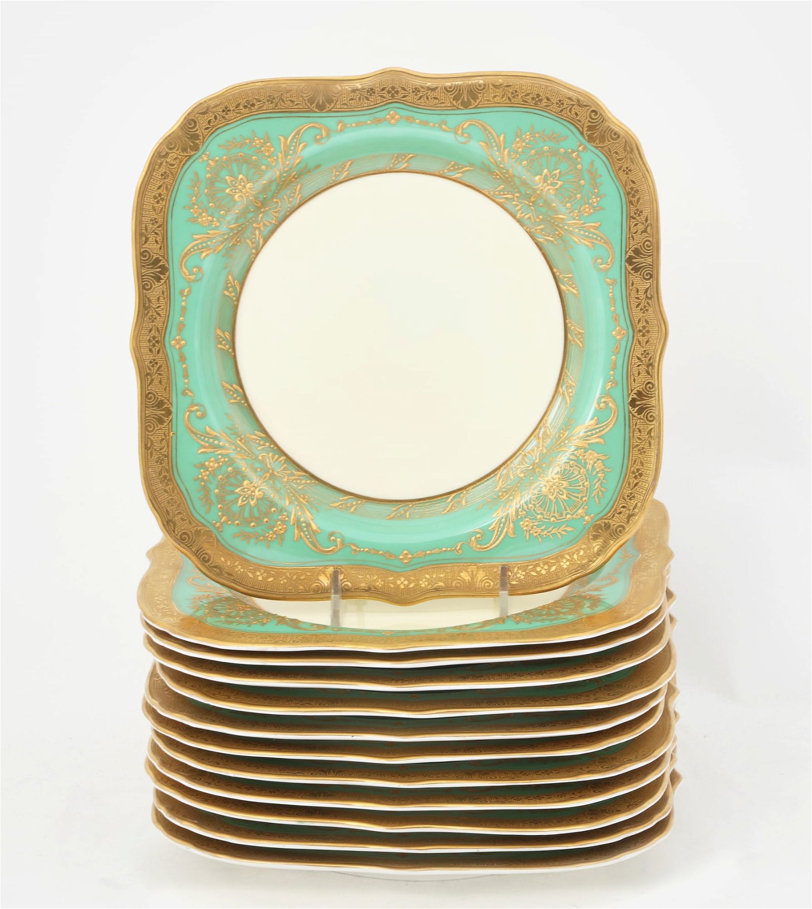 TWELVE ROYAL WORCESTER PORCELAIN