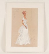 Twelve signed fashion prints f