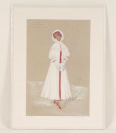 Twelve signed fashion prints f
