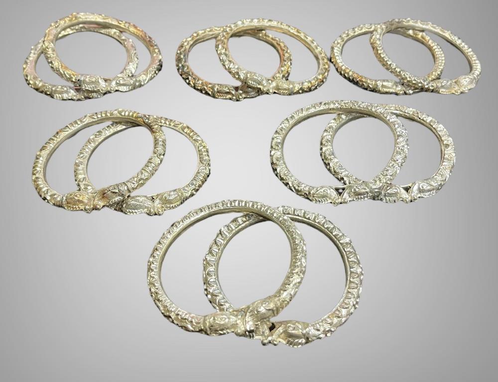 TWELVE SOUTHEAST ASIAN SILVER