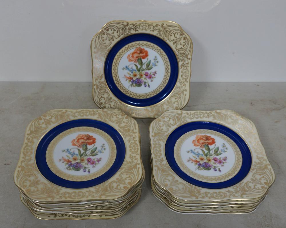 TWELVE TIRSCHENREUTH FLORAL AND