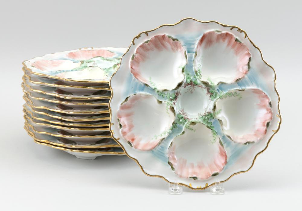 TWELVE TRESSEMANES & VOGT LIMOGES