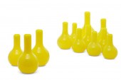 TWELVE VENETIAN YELLOW BOTTLE