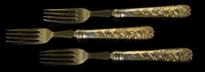 Twelve Victorian Sterling Silver