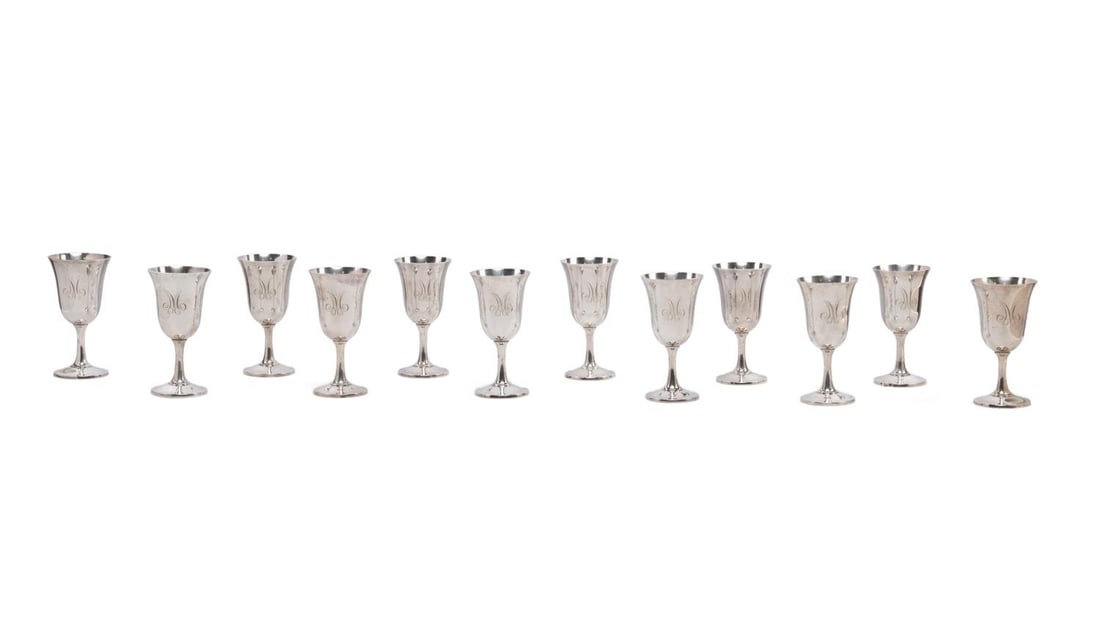 TWELVE WALLACE SILVERSMITHS