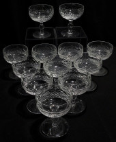 TWELVE WATERFORD "COLLEEN" CUT