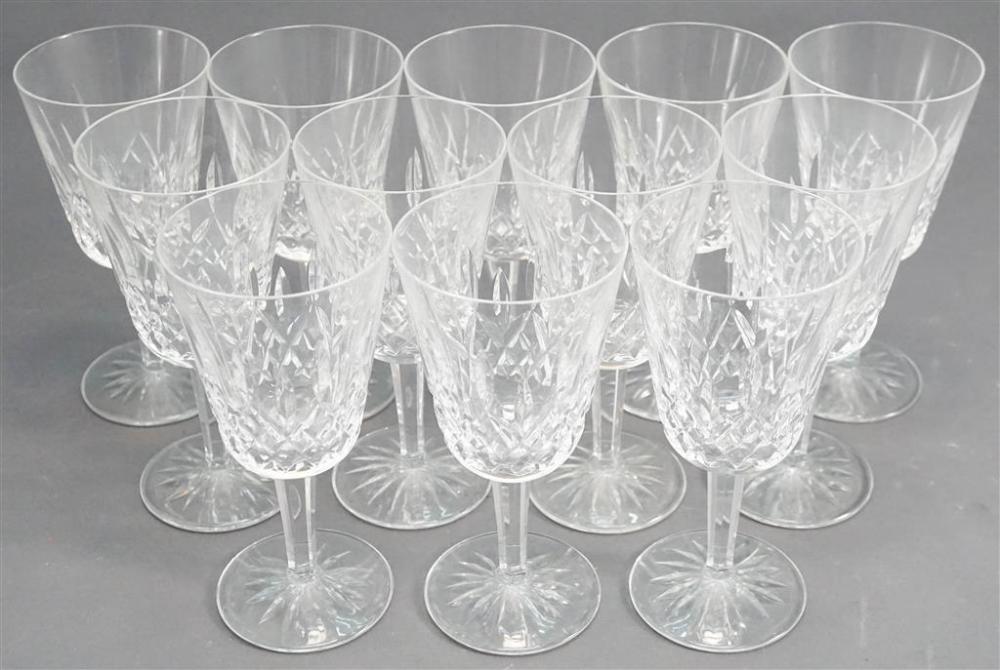 TWELVE WATERFORD CRYSTAL