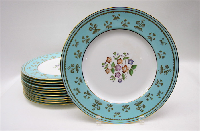 TWELVE WEDGWOOD BONE CHINA DINNER