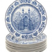 Twelve Wedgwood Dinner Plates
