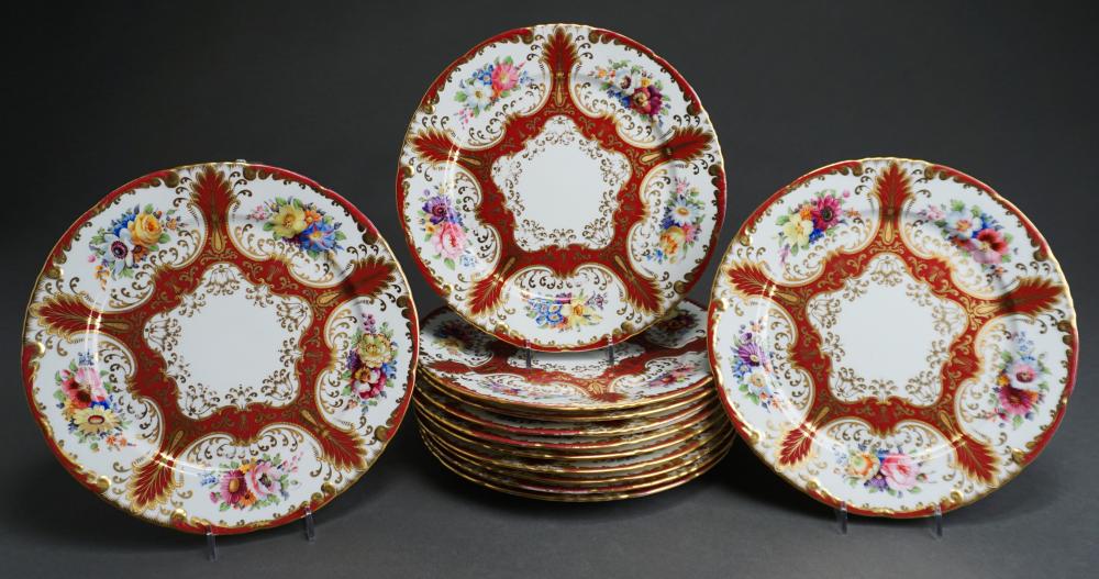 TWELVE WEDGWOOD FOR HIGGINS &