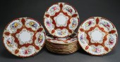 TWELVE WEDGWOOD FOR HIGGINS &