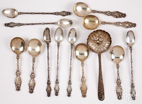 TWELVE WHITING LILY STERLING SILVER