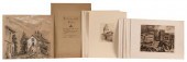 TWELVE WORKS ON PAPER DEPICTIN