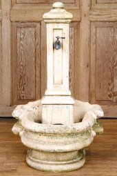 TWENTIETH CENTURY CAST STONE L
