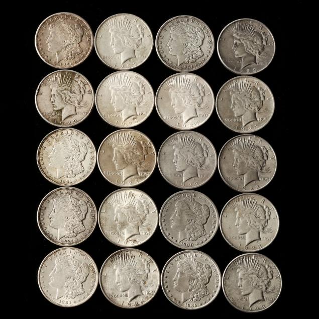 TWENTY (20) MIXED MORGAN AND