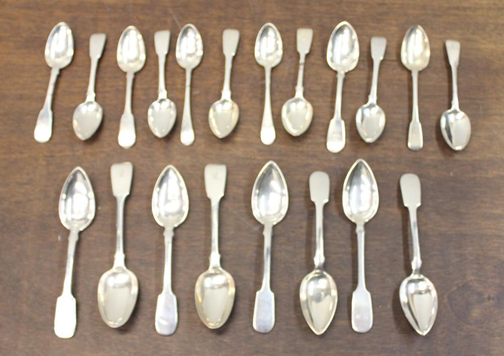 TWENTY ASSORTED SILVER SPOONSTWENTY