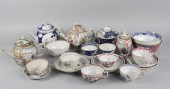 TWENTY CHINESE EXPORT TEA WARE