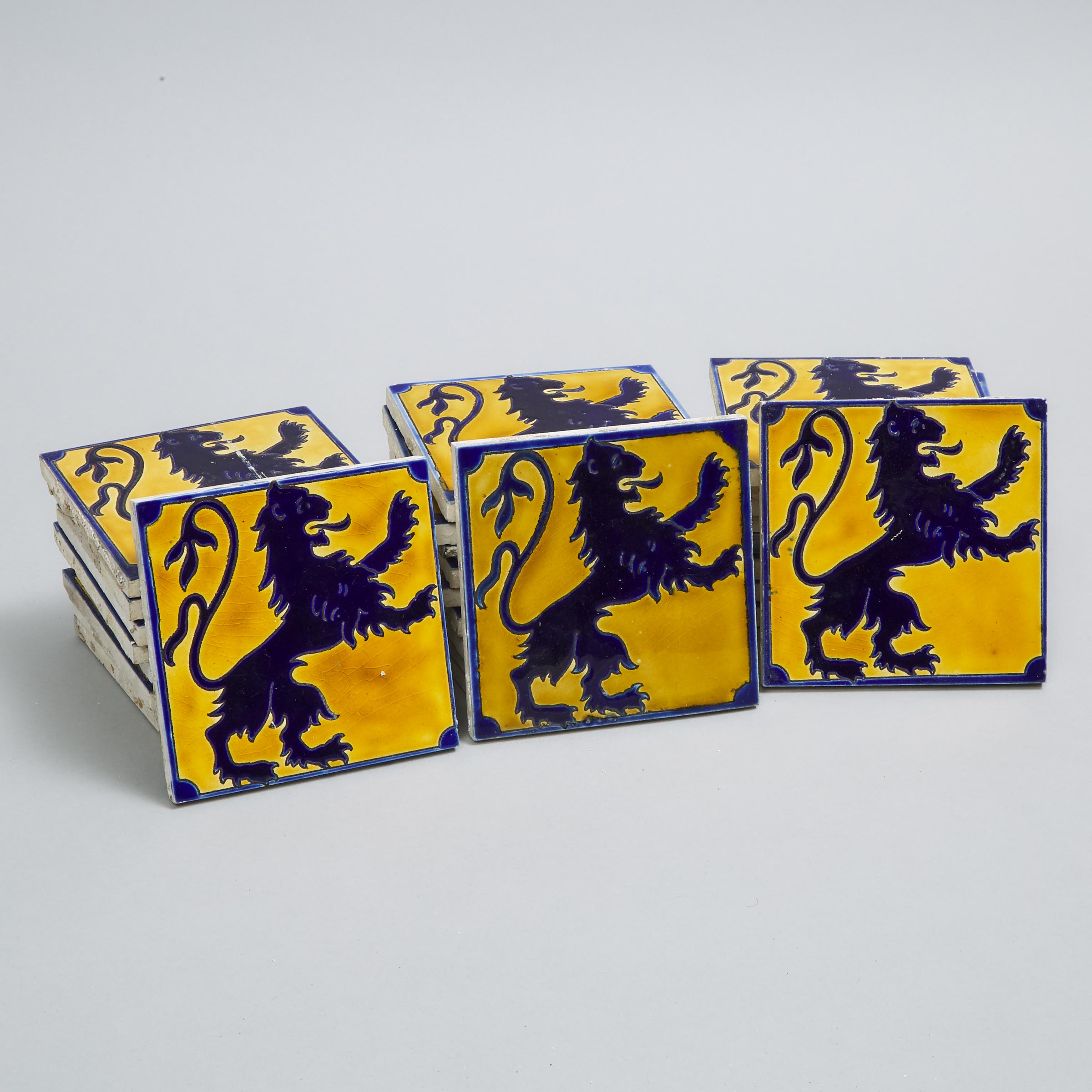 Twenty-Eight Boch Frères Blue and