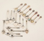 Twenty European souvenir spoon