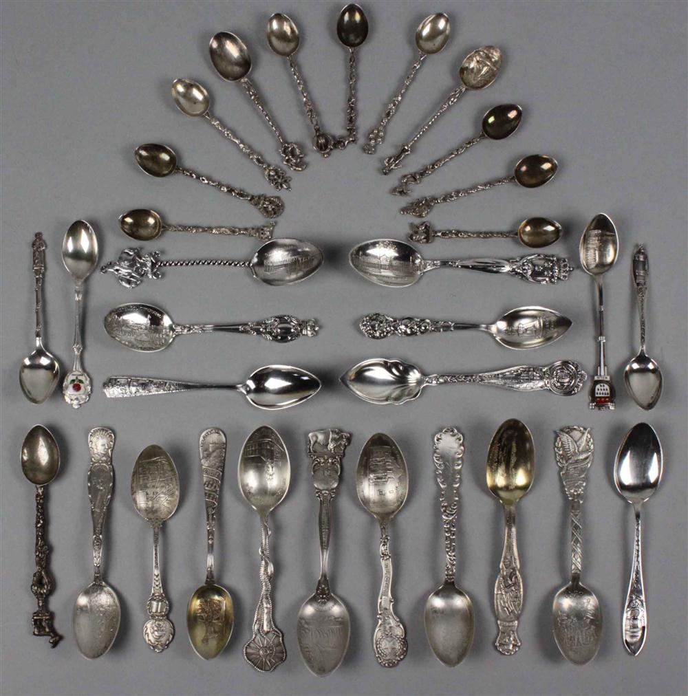 TWENTY-FIVE ASSORTED STERLING