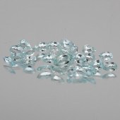 TWENTY-FIVE UNMOUNTED 17.41 CT