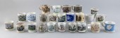 TWENTY-FOUR ENGLISH POTTERY CH