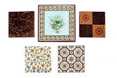 TWENTY FOUR MINTON CERAMIC TIL