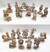 TWENTY HUMMEL PORCELAIN FIGURI