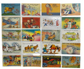 TWENTY HUMOR THEMED POSTCARDS