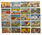 TWENTY HUMOROUS THEMED POSTCAR