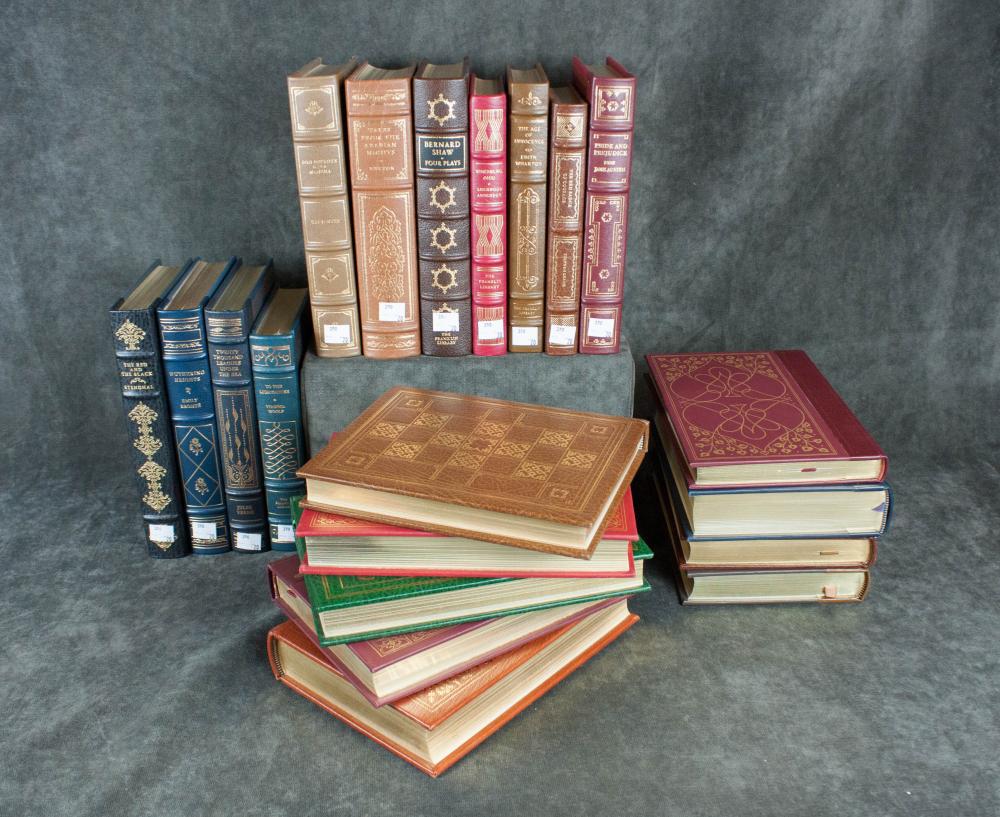 TWENTY LEATHER BOUND BOOKSTWENTY