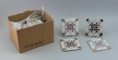 TWENTY MANGANESE DELFT TILES 1