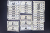TWENTY NINE $1 SILVER CERTIFIC