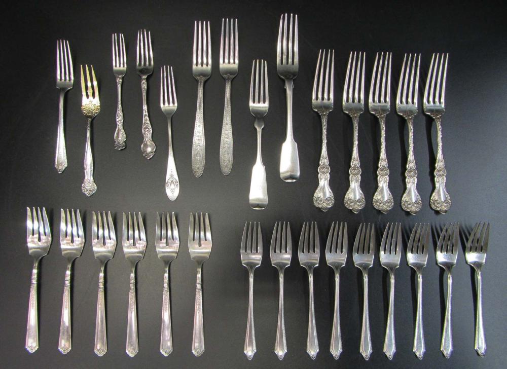 TWENTY-NINE STERLING SILVER