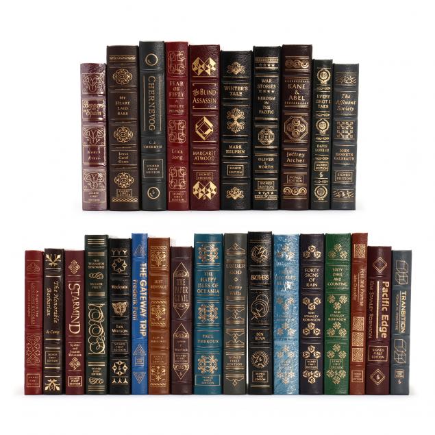 TWENTY-ONE (21) EASTON PRESS SIGNED