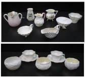 TWENTY-ONE BELLEEK PARIAN PORC