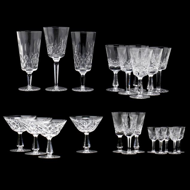 TWENTY-ONE PIECES OF WATERFORD
