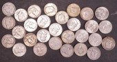 TWENTY-ONE U.S. FRANKLIN SILVE