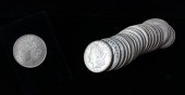TWENTY-ONE U.S. SILVER MORGAN