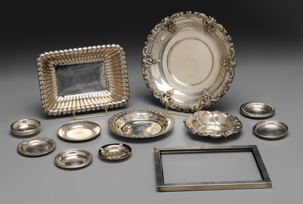 Twenty Pieces Sterling Hollowware