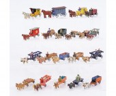 Twenty Putz horse-drawn vehicl