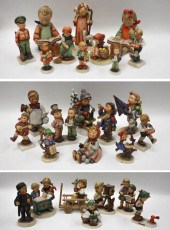 TWENTY-SEVEN HUMMEL FIGURINES,