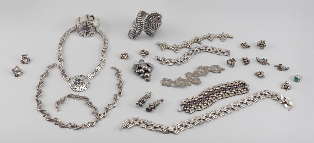 TWENTY-SEVEN PIECES OF STERLING