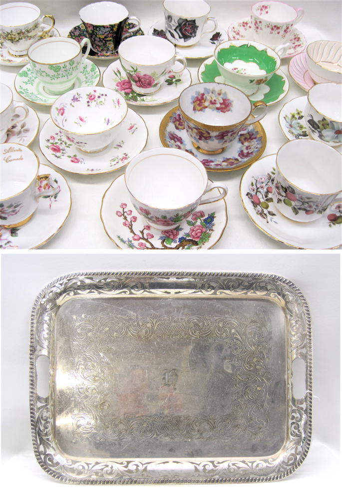 TWENTY-SEVEN SETS OF BONE CHINA
