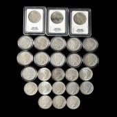 TWENTY-SIX (26) PEACE SILVER D