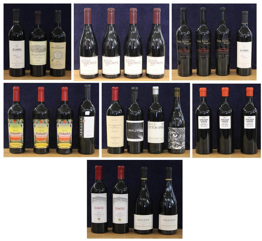 TWENTY-SIX BOTTLES OF VINTAGE