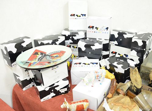 TWENTY-SIX COW PARADE COW FIGURES
