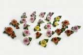 TWENTY-SIX HEREND PORCELAIN RO