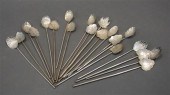 TWENTY STERLING SIPPER SPOONS,
