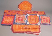 TWENTY-THREE AFGHAN EMBROIDERE
